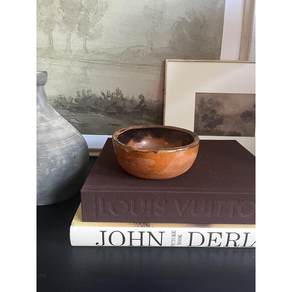 Hand Made Brown Studio Pottery Bowl - Picture 2 of 5